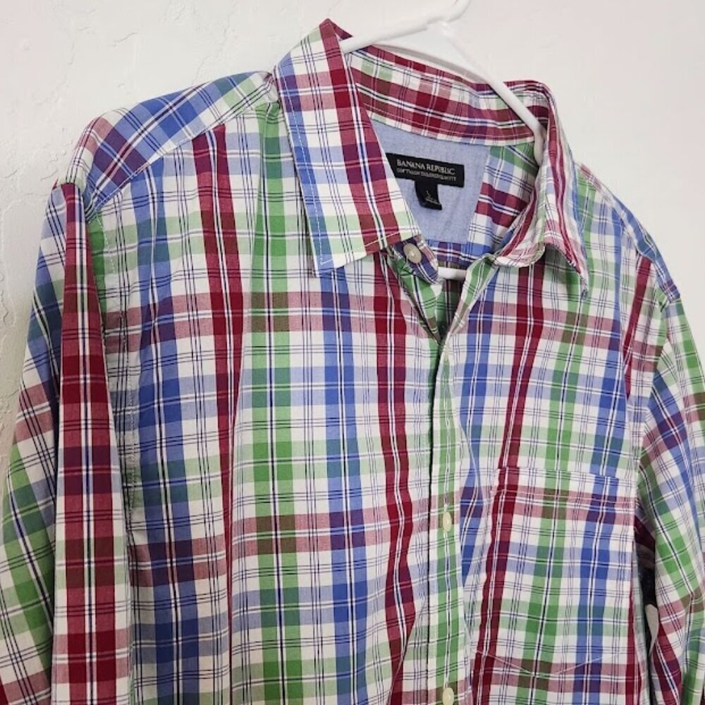 Banana Republic Men's Long Sleeve Button-down Shirt Size Large - Picture 3 of 6